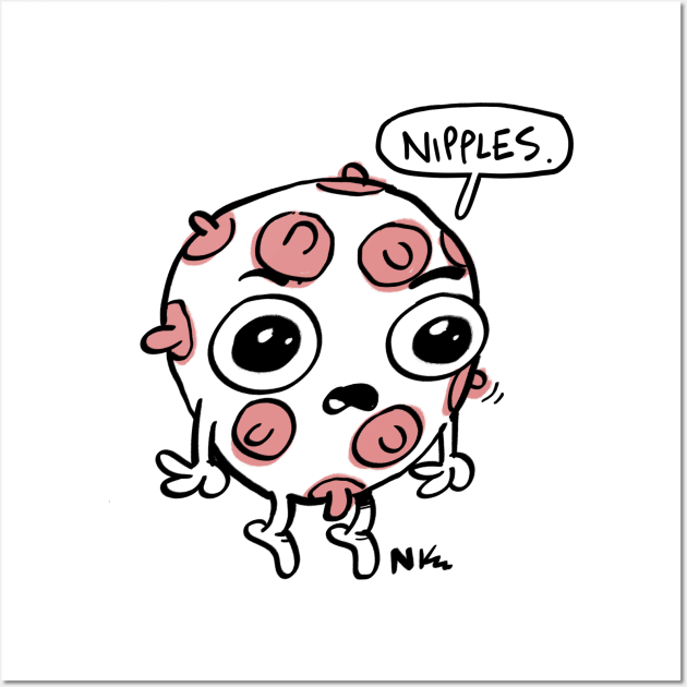 Nipples Wall Art by neilkohney